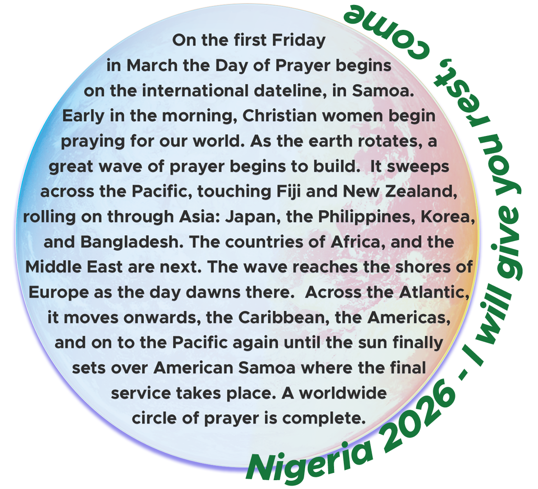 World Day of Prayer 2026 - Informed Prayer, Prayerful Action